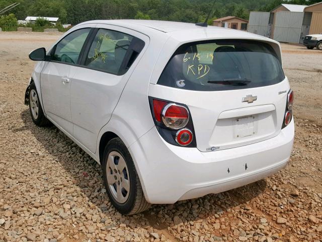 1G1JA6SH1D4186081 - 2013 CHEVROLET SONIC LS 白色 照片 3