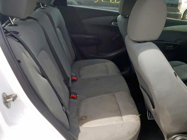 1G1JA6SH1D4186081 - 2013 CHEVROLET SONIC LS 白色 照片 6