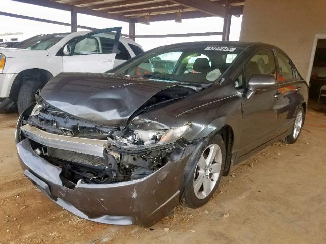 2HGFA16649H523847 - 2009 HONDA CIVIC LX-S Сірий фото 2