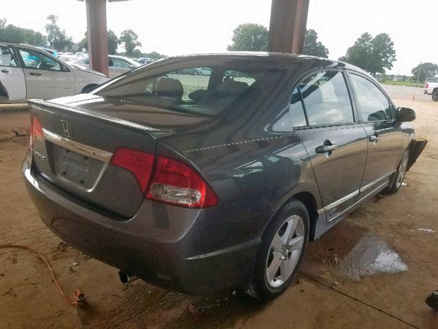 2HGFA16649H523847 - 2009 HONDA CIVIC LX-S Сірий фото 4