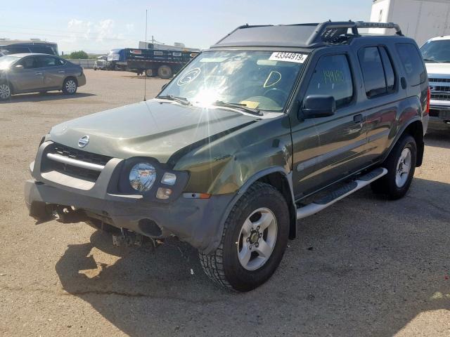 5N1ED28T94C678251 - 2004 NISSAN XTERRA XE GREEN photo 2