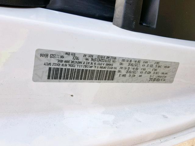 3C6TRVDG2HE519746 - 2017 RAM PROMASTER 白色 照片 10
