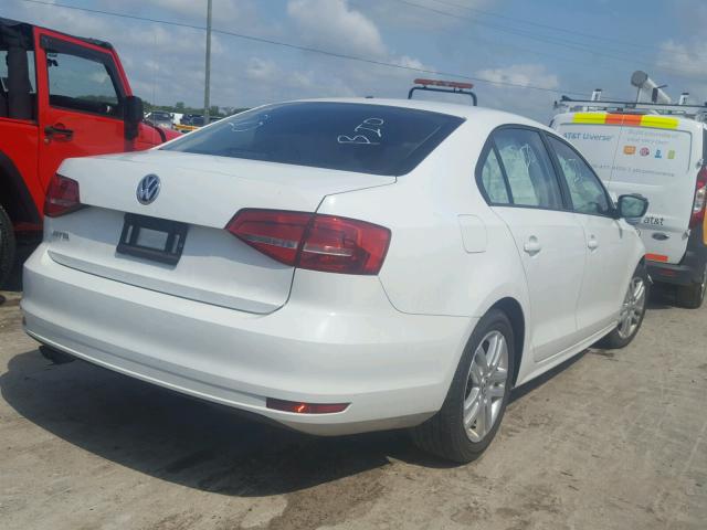 3VW2K7AJ0FM245712 - 2015 VOLKSWAGEN JETTA BASE 白色 照片 4