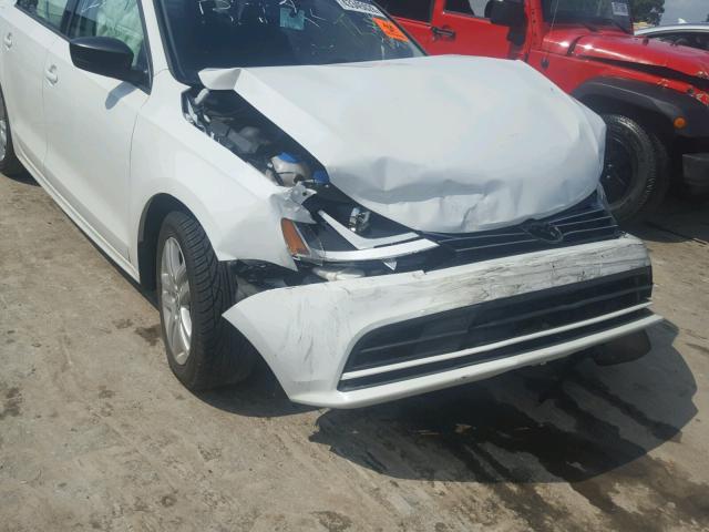 3VW2K7AJ0FM245712 - 2015 VOLKSWAGEN JETTA BASE 白色 照片 9