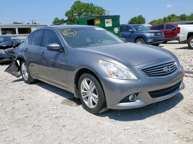 JN1DV6AP9CM812169 - 2012 INFINITI G25 BASE GRAY photo 1