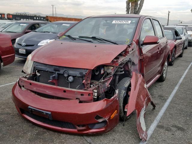 JTKKT624X60166837 - 2006 TOYOTA SCION XA RED photo 2