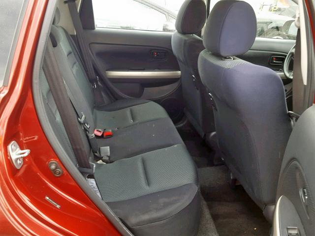 JTKKT624X60166837 - 2006 TOYOTA SCION XA RED photo 6