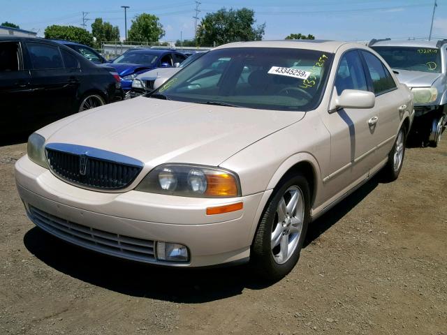 1LNHM87A9YY901283 - 2000 LINCOLN LS TAN photo 2