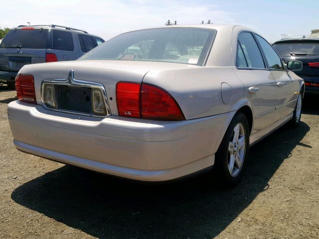 1LNHM87A9YY901283 - 2000 LINCOLN LS TAN photo 4