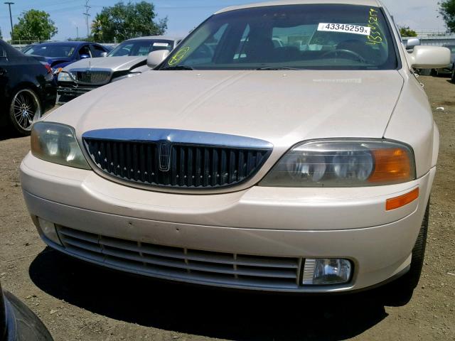 1LNHM87A9YY901283 - 2000 LINCOLN LS TAN photo 9