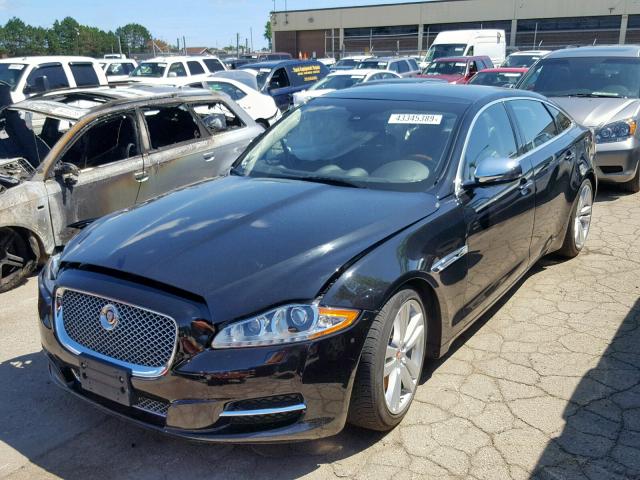 SAJWJ2GDXF8V85421 - 2015 JAGUAR XJL PORTFO BLACK photo 2