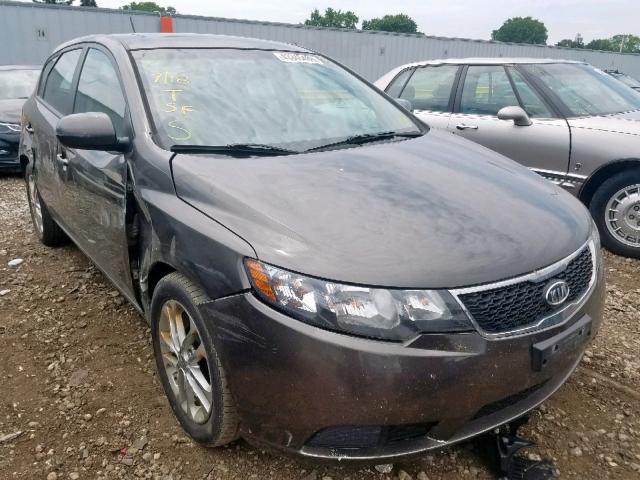 KNAFU5A20B5405757 - 2011 KIA FORTE EX BROWN photo 1