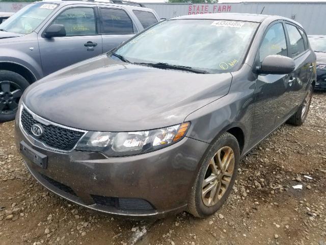 KNAFU5A20B5405757 - 2011 KIA FORTE EX BROWN photo 2