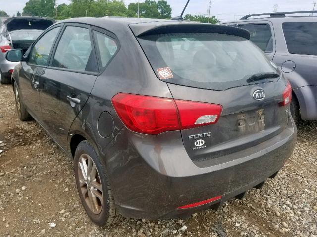 KNAFU5A20B5405757 - 2011 KIA FORTE EX BROWN photo 3