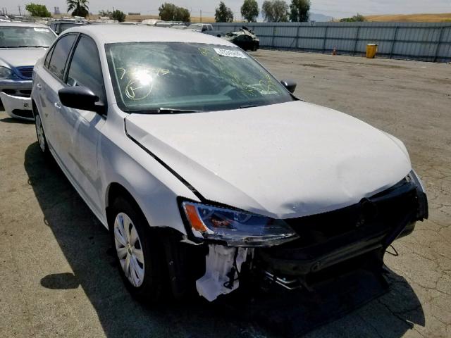 3VW2K7AJ0DM267447 - 2013 VOLKSWAGEN JETTA BASE WHITE photo 1