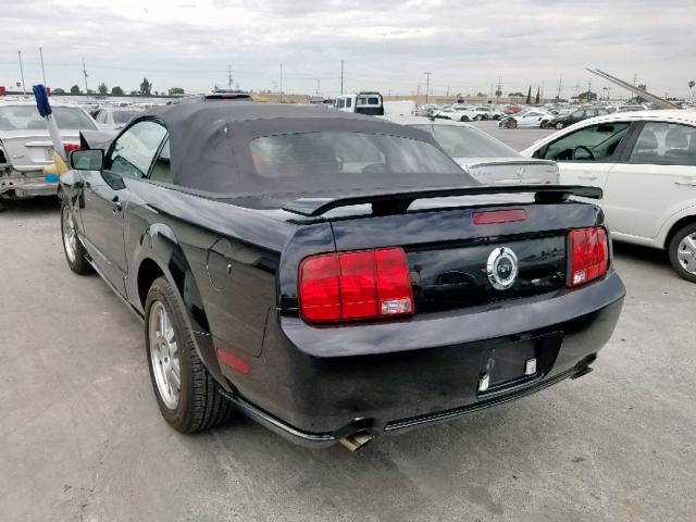 1ZVHT85H855165647 - 2005 FORD MUSTANG GT BLACK photo 3
