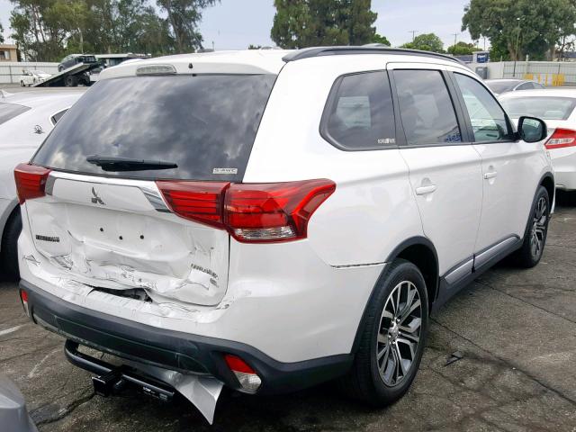 JA4AZ3A36GZ016286 - 2016 MITSUBISHI OUTLANDER WHITE photo 4