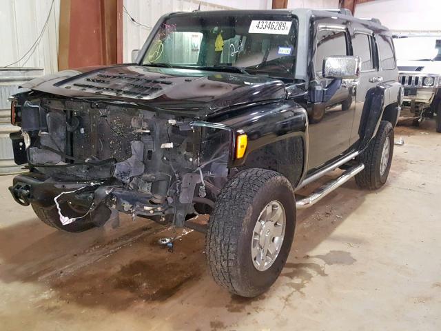 5GTDN136468116040 - 2006 HUMMER H3 BLACK photo 2