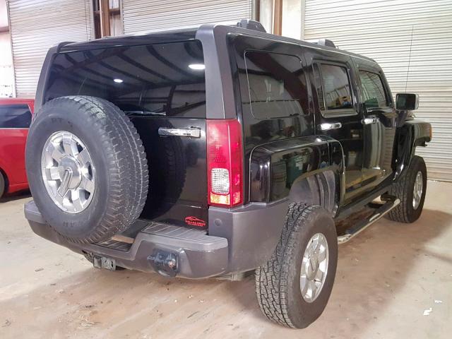 5GTDN136468116040 - 2006 HUMMER H3 BLACK photo 4