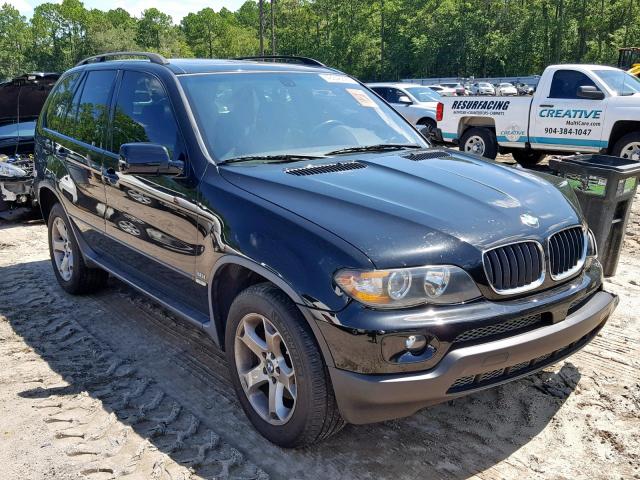 5UXFA13554LU22644 - 2004 BMW X5 3.0I BLACK photo 1