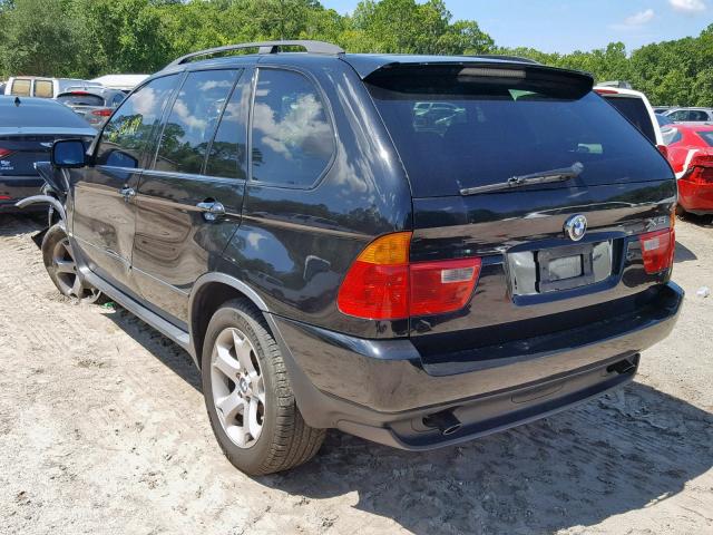 5UXFA13554LU22644 - 2004 BMW X5 3.0I BLACK photo 3