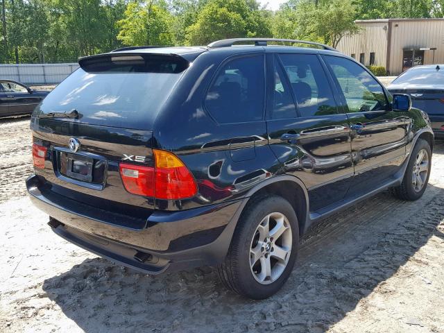 5UXFA13554LU22644 - 2004 BMW X5 3.0I BLACK photo 4