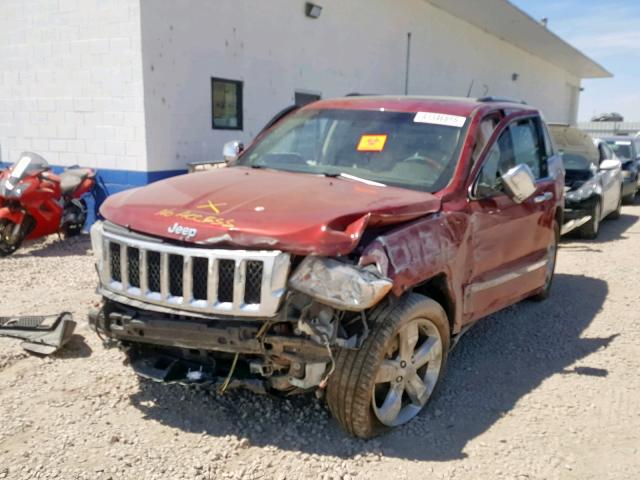 1C4RJFCT5DC651979 - 2013 JEEP GRAND CHER RED photo 9