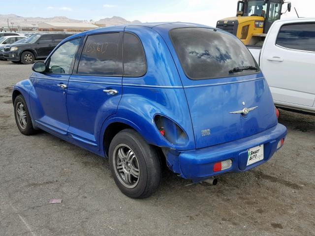 3C4FY58BX5T505334 - 2005 CHRYSLER PT CRUISER BLUE photo 3