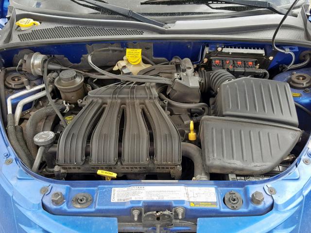 3C4FY58BX5T505334 - 2005 CHRYSLER PT CRUISER BLUE photo 7