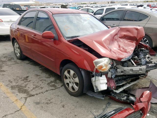 KNAFE121585532623 - 2008 KIA SPECTRA EX RED photo 1