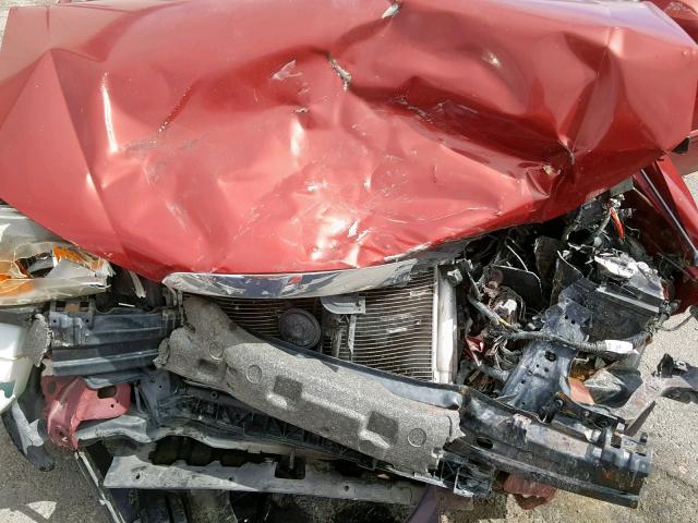 KNAFE121585532623 - 2008 KIA SPECTRA EX RED photo 7