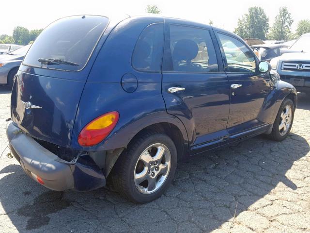 3C8FY4BB21T693746 - 2001 CHRYSLER PT CRUISER BLUE photo 4