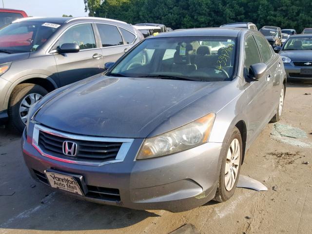 1HGCP26319A026279 - 2009 HONDA ACCORD LX GRAY photo 2