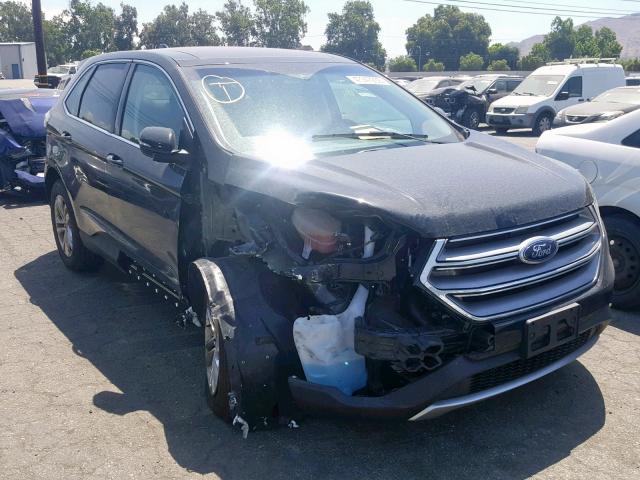 2FMPK3J90JBC51846 - 2018 FORD EDGE SEL BLACK photo 1