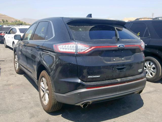 2FMPK3J90JBC51846 - 2018 FORD EDGE SEL BLACK photo 3