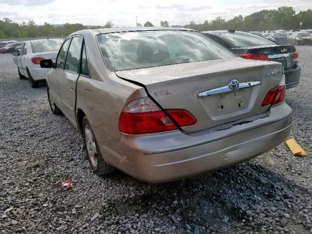 4T1BF28B33U331480 - 2003 TOYOTA AVALON GOLD photo 3