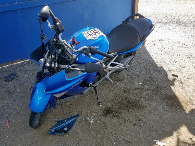 JKAEXEA167A028034 - 2007 KAWASAKI EX650 A Mavi foto 2