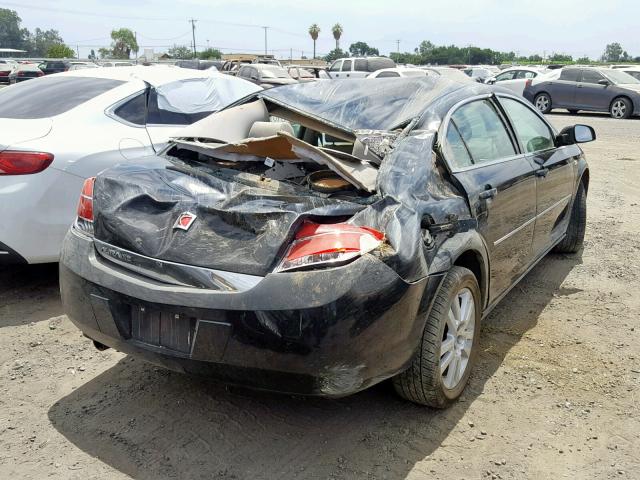 1G8ZS57N67F302426 - 2007 SATURN AURA XE BLACK photo 4