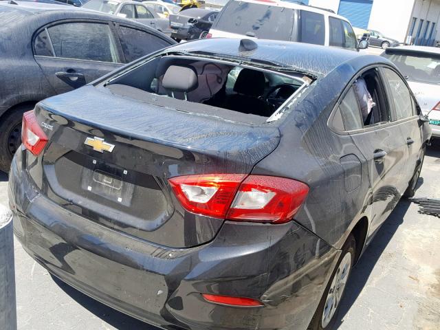 1G1BJ5SM2K7105483 - 2019 CHEVROLET CRUZE BLACK photo 4