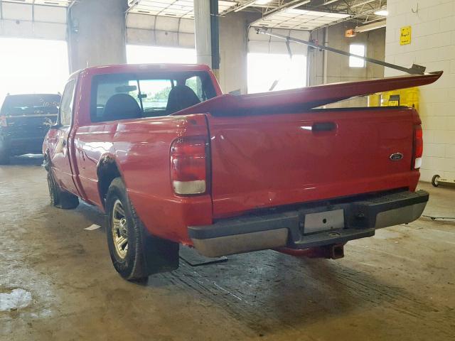 1FTYR10C4YPB14059 - 2000 FORD RANGER RED photo 3