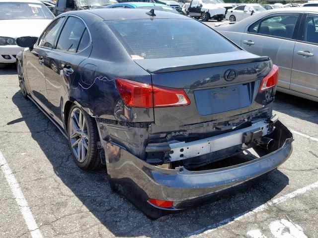 JTHBF5C24B5154121 - 2011 LEXUS IS 250 GRAY photo 3