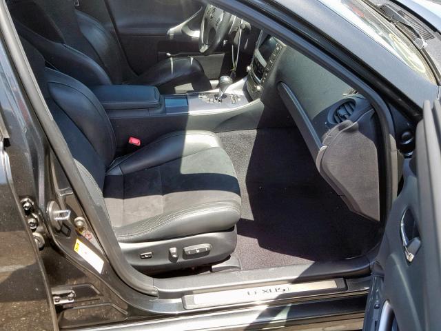 JTHBF5C24B5154121 - 2011 LEXUS IS 250 GRAY photo 5