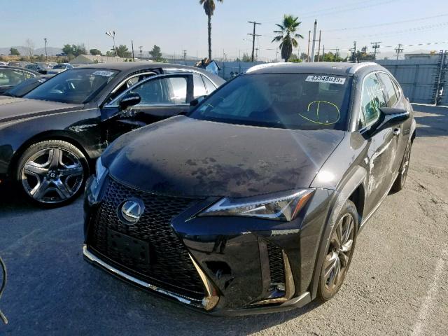 JTHY3JBH1K2008066 - 2019 LEXUS UX 200 BLACK photo 2