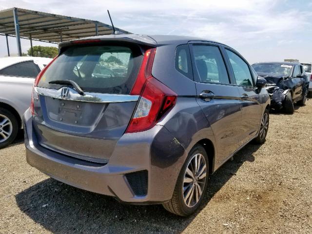 3HGGK5H93GM703139 - 2016 HONDA FIT EX BLUE photo 4