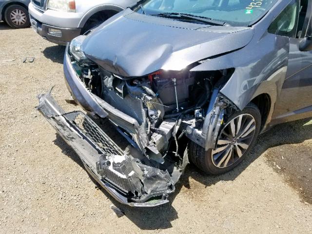 3HGGK5H93GM703139 - 2016 HONDA FIT EX BLUE photo 9