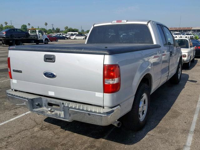 1FTRX12W74NB47435 - 2004 FORD F150 SILVER photo 4