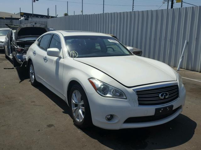 JN1BY1AP4BM324554 - 2011 INFINITI M37 WHITE photo 1