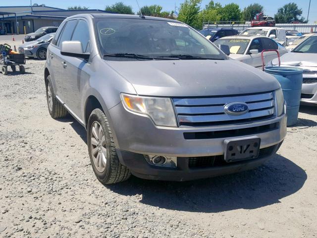 2FMDK38C78BA40965 - 2008 FORD EDGE SEL SILVER photo 1