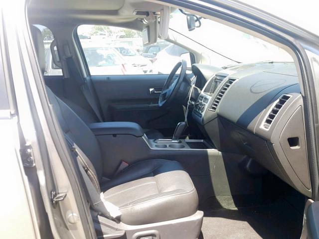 2FMDK38C78BA40965 - 2008 FORD EDGE SEL SILVER photo 5