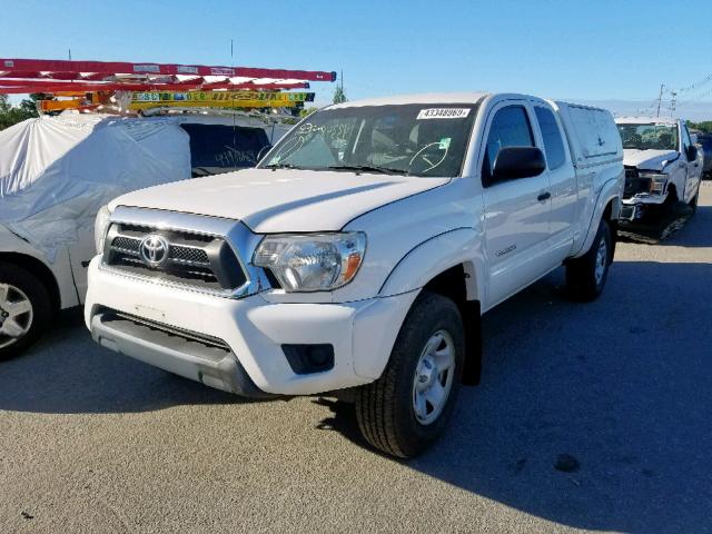 5TFTX4GN0DX024961 - 2013 TOYOTA TACOMA PRE WHITE photo 2